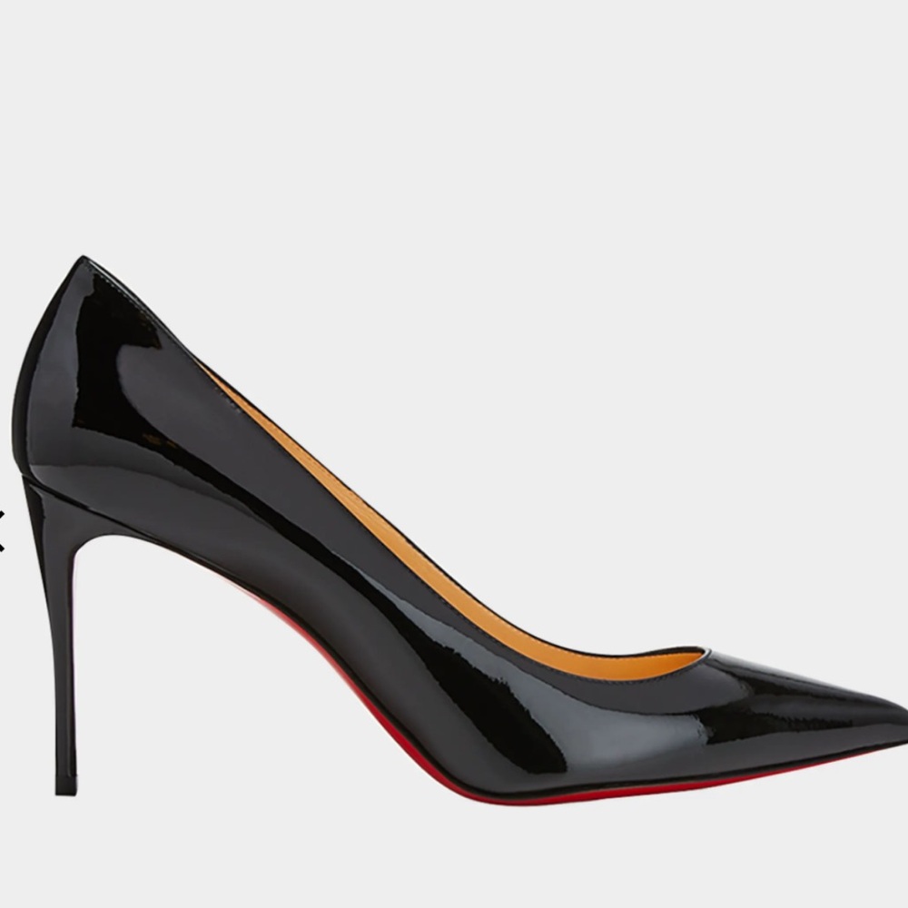 Christian Louboutin Black Patent Leather Heels